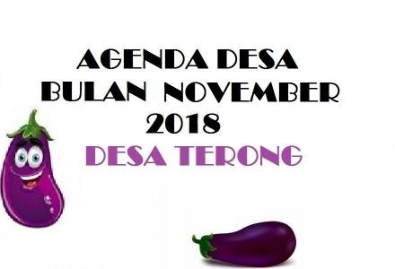 Agenda Bulan November 2018